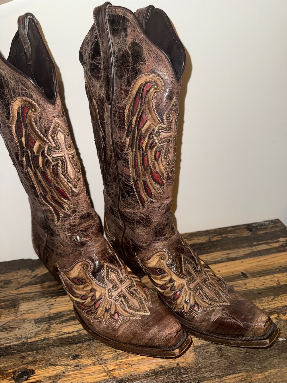 Denver Women’s Brown Embroidered Western Cowboy Boots
